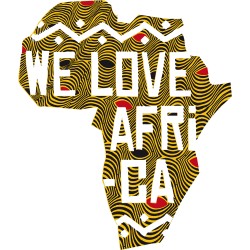 T-Shirt WE LOVE AFRICA / Femme