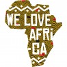 T-Shirt WE LOVE AFRICA / Femme